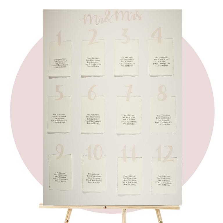 Immagine prodotto: Tableau de marriage set ricevimento matrimonio cod. FFP T 0002